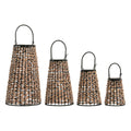Solar-Laternen Home ESPRIT im Rattan-Look (4er Set)